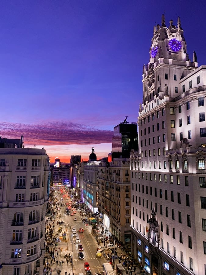 Gran Via - Her bør du bo hvis du reiser til Madrid med barn