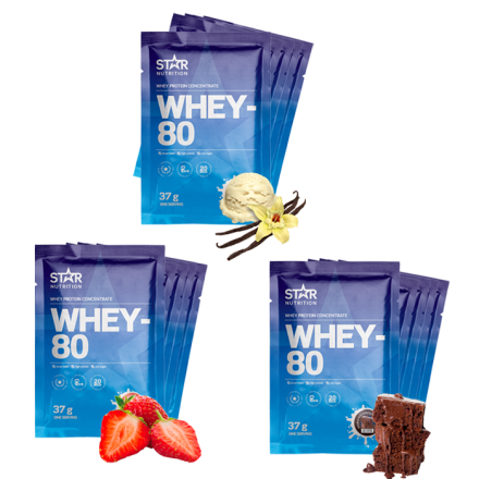 15 x Whey-80 One Serving, 37 g