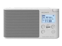 Sony XDR-S41D - Bærbar DAB-radio - 0.65 watt - hvit