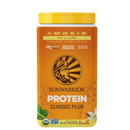 Sunwarrior Classic Plus Vanilje, 750 g