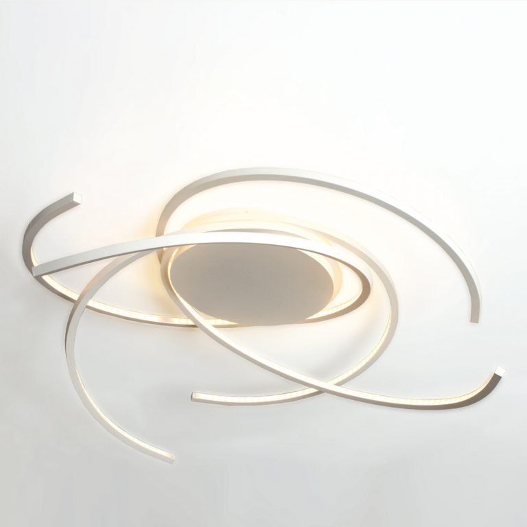 Escale Space – LED-taklampe, 55 cm, hvit