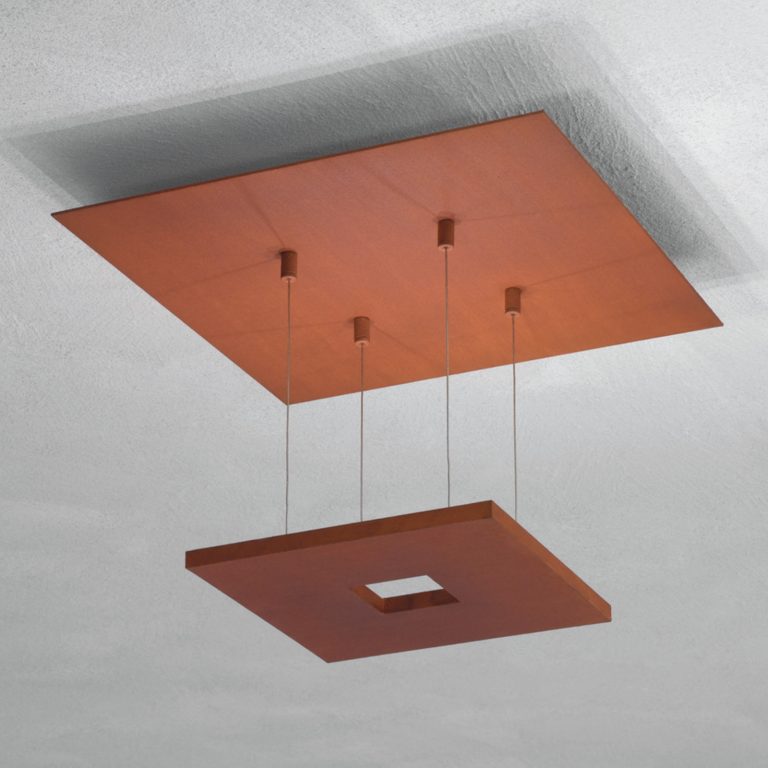 Escale Zen – rustfarget LED-taklampe
