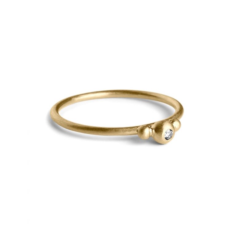 Gullforgylt Jane Kønig - Small Diadem Ring