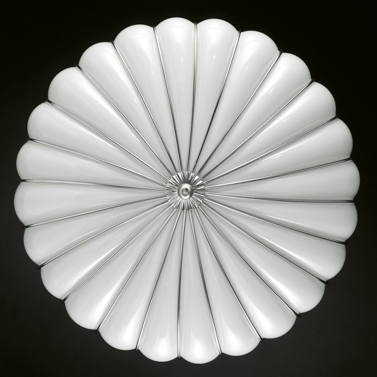 Hvit taklampe GIOVE, 48 cm