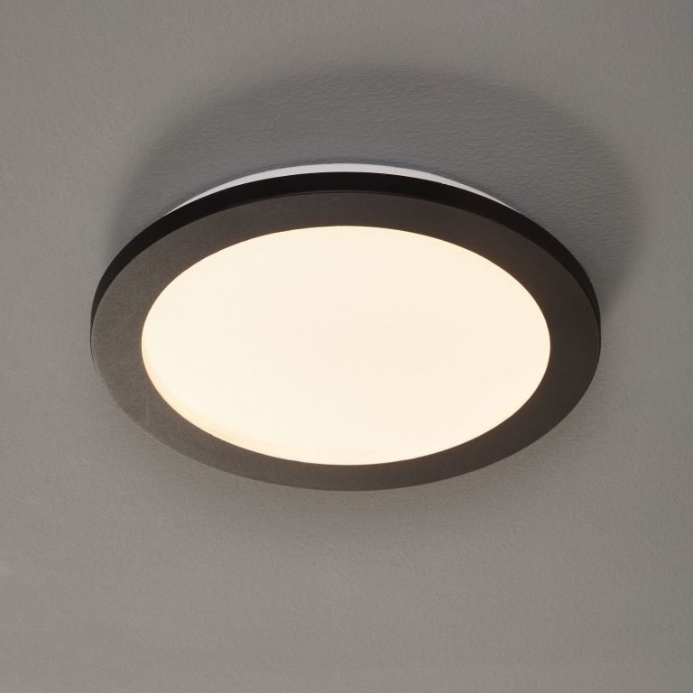 LED-taklampe Camillus, rund, Ø 26 cm