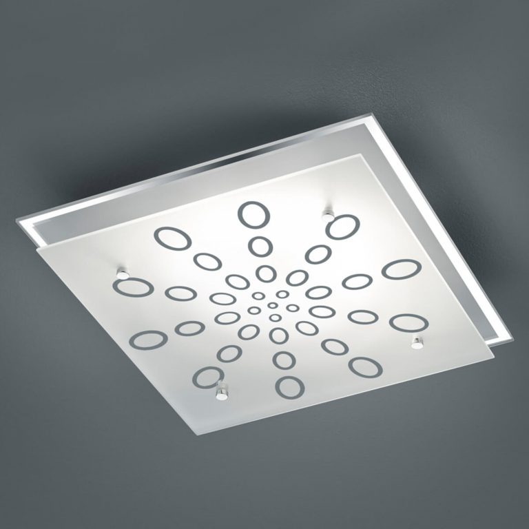 LED-taklampe Dukat, dimbar med veggbryter