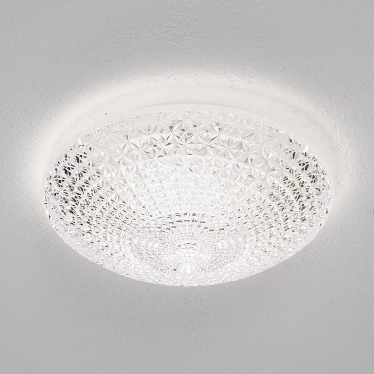 LED-taklampe Kuma formet som en halv skål