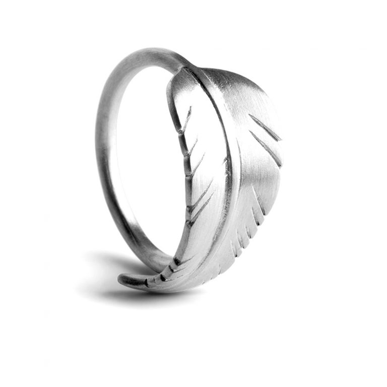 Sølv Jane Kønig - Leaf Ring