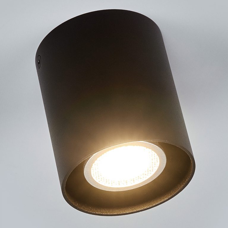 Svart taklampe Carson