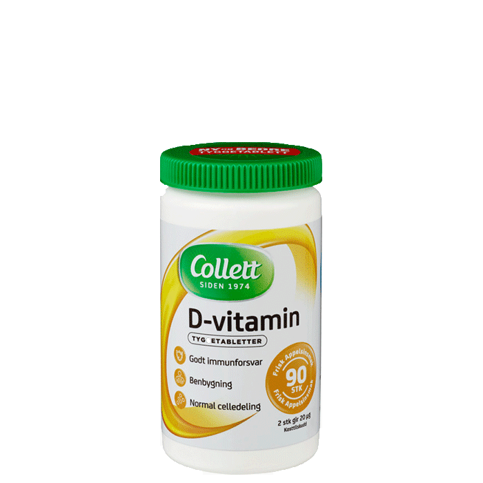 Collett D-vitamin, 90 stykk