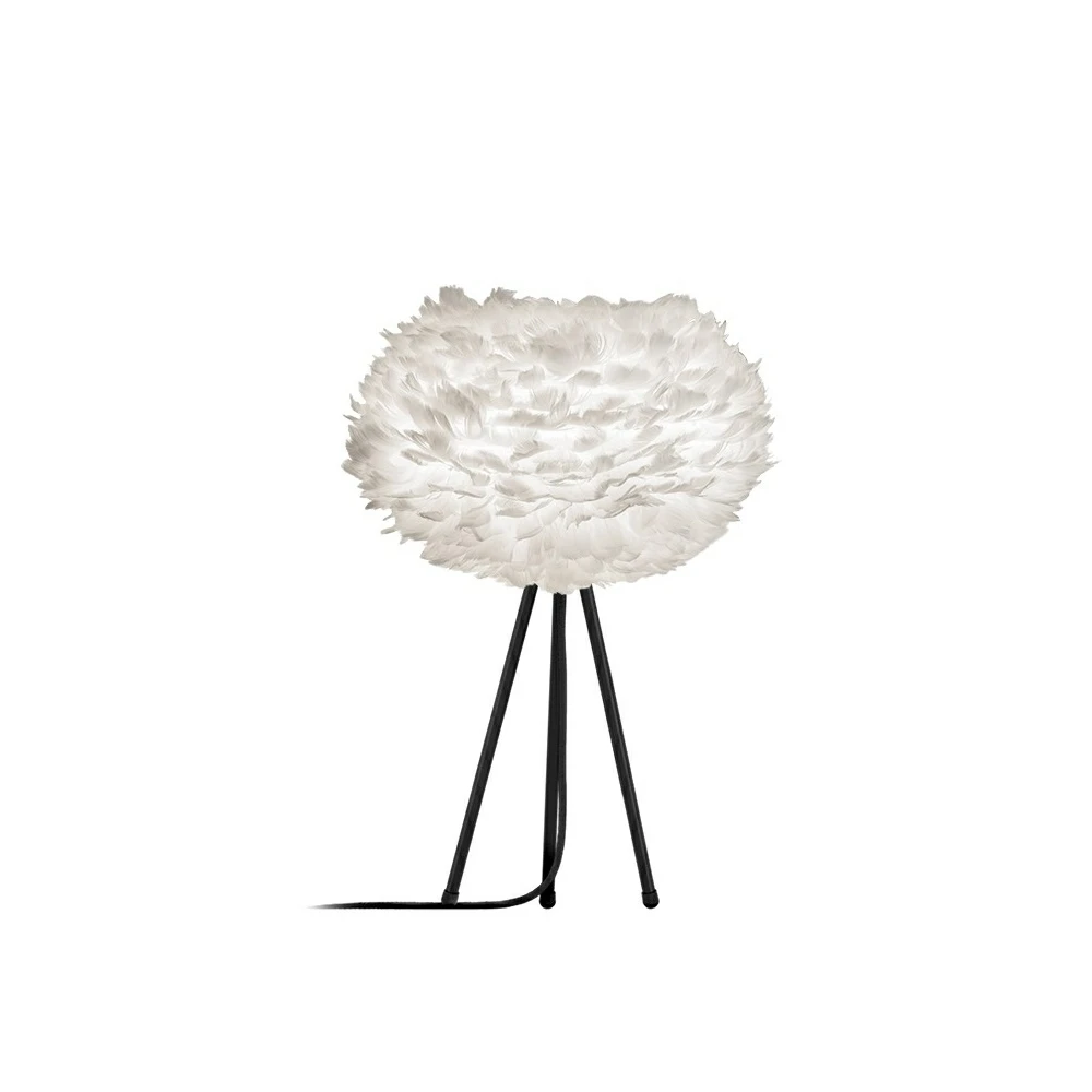 Eos Bordlampe Medium Hvit/Svart - Umage