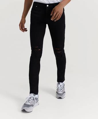 Just Junkies Jeans Max black holes Svart