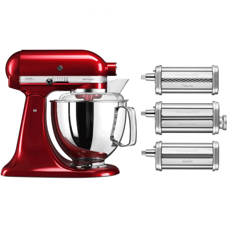 KitchenAid Artisan KSM175PSECA Rød Metallic + Pastatilbehør