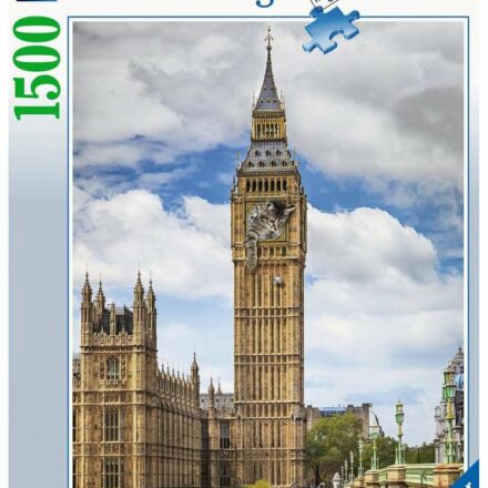 Puslespill 1500 Katt På Big Ben Ravensburger