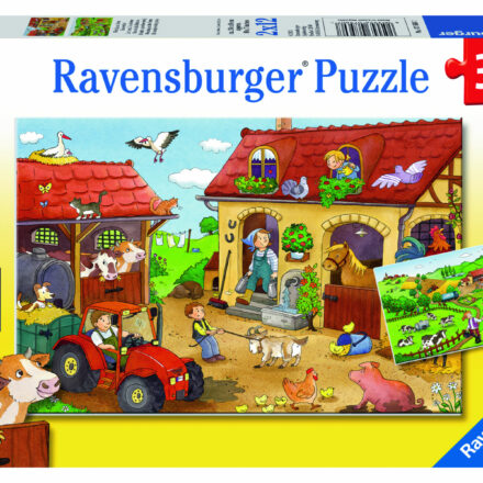 Puslespill 2X12 Bondegård Ravensburger