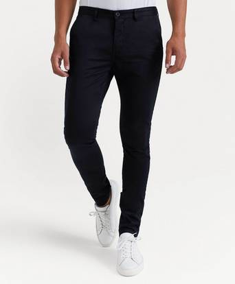William Baxter Chinos Zack Slim Chinos Svart