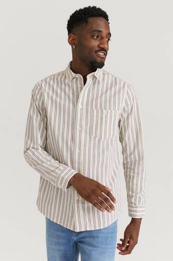 Legends Skjorte Odessa Stripe Shirt Rød