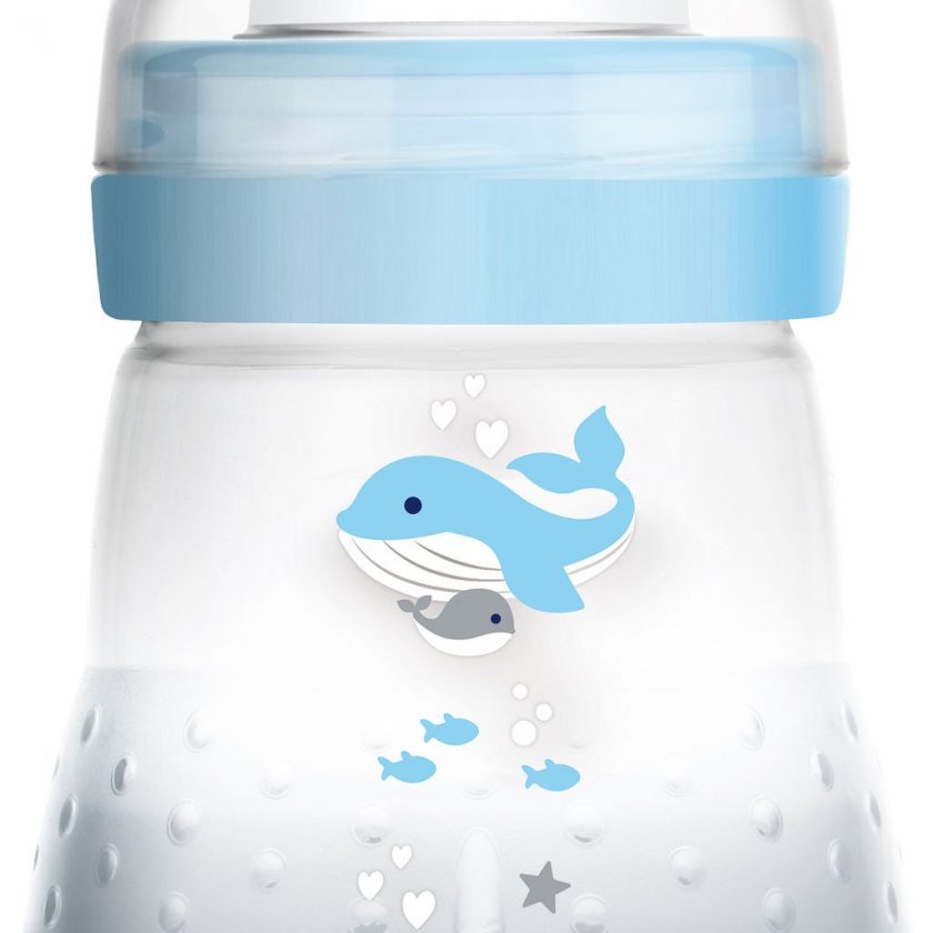 MAM Easy Start Anti-Kolikk Tåteflaske 160 ml, Blå