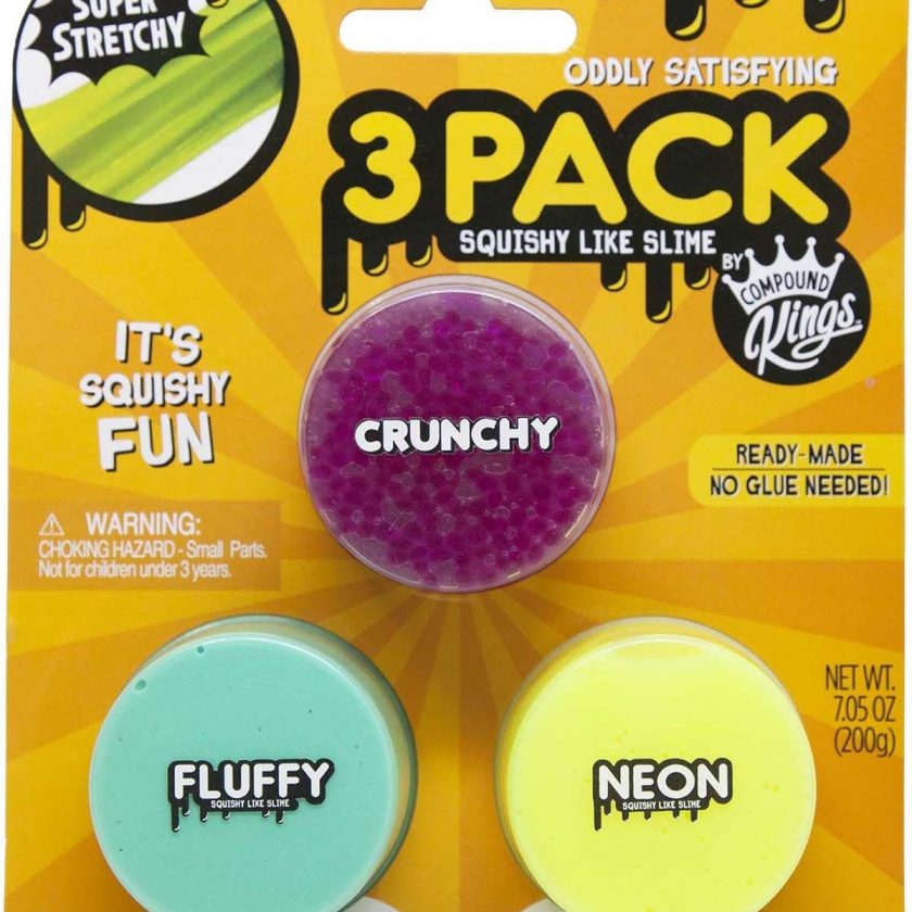 Liniex Fluffy, Bobble Bitz og Slime 3-Pack