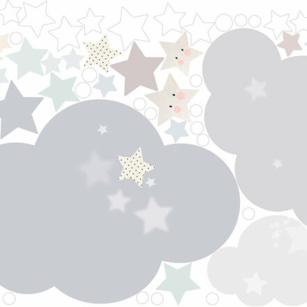 Schmooks Wallsticker Extra Sleepy Moon, Blue