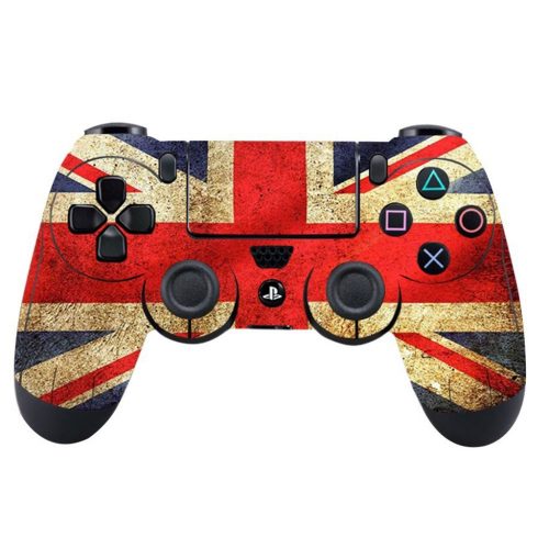 Sony Playstation 4 - Ps4 Kontrolleren Silikon Klistremerke Etui - Uk Flag