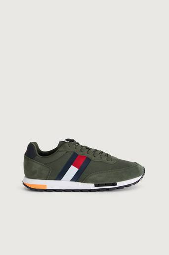 Tommy Hilfiger Sneakers Retro TJM MIX Pop Runner Grønn