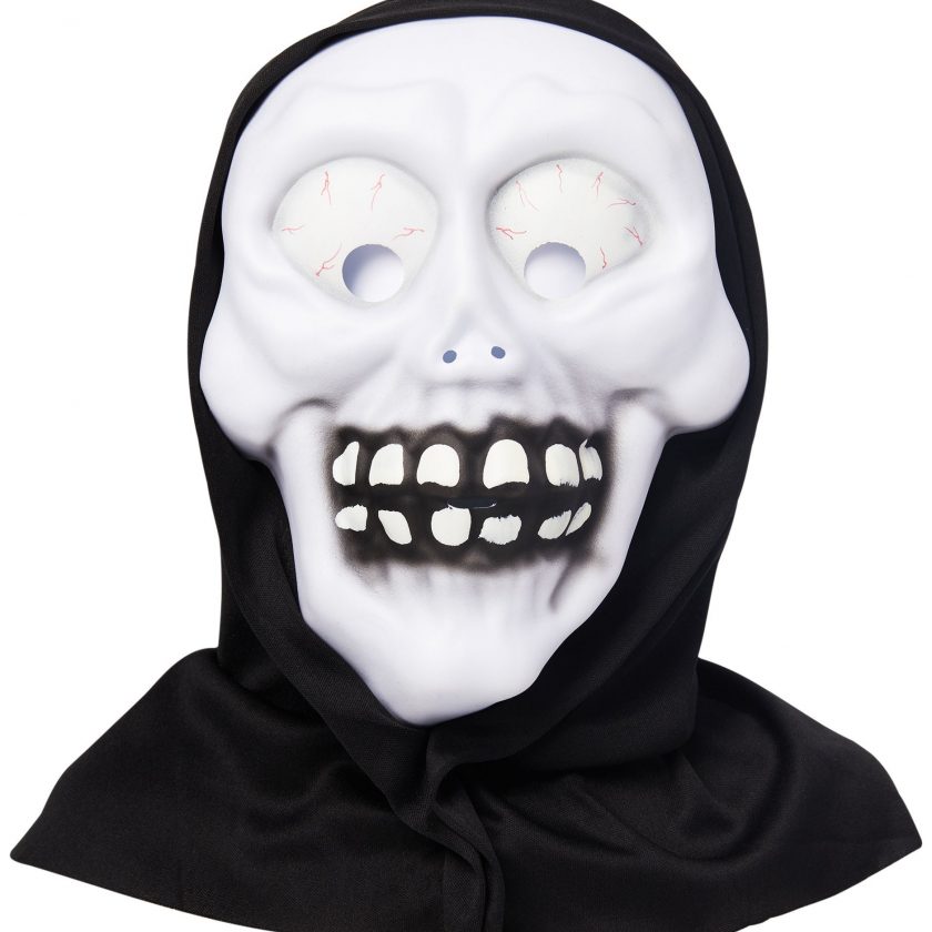Spooky Frights Kostyme Maske med Hette Barn