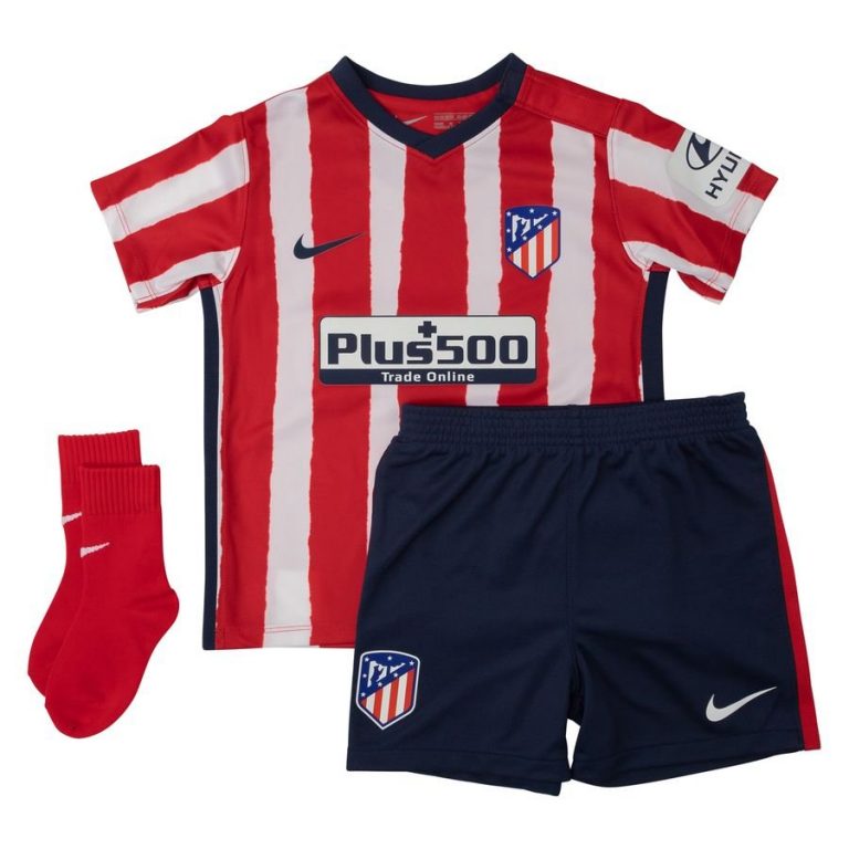 Atletico Madrid Hjemmedrakt 2020/21 Mini-Kit Barn