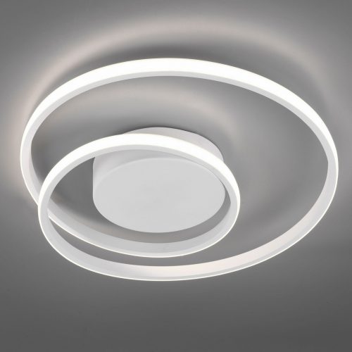 LED-taklampe Zibal, dimbar, hvit