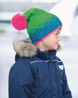 Strikkeoppskrift Lue Velus