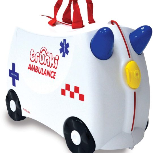 Trunki Abbie The Ambulance Trillekoffert 18L, White