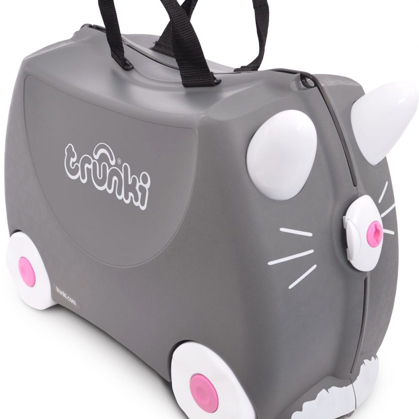 Trunki Benny The Cat Trillekoffert 18L, Grey
