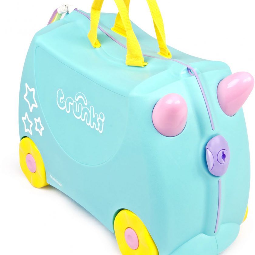 Trunki Una The Unicorn Trillekoffert 18L, Turquoise