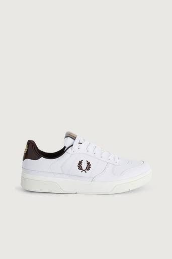 Fred Perry Sneakers B300 Embossed Leather Hvit