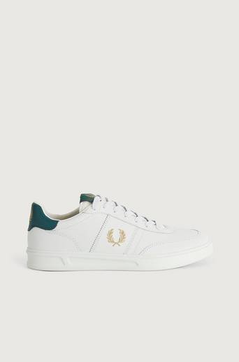 Fred Perry Sneakers B400 Leather Hvit