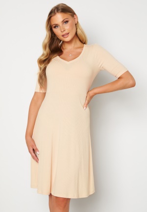Happy Holly Lindsey dress Beige melange 36/38