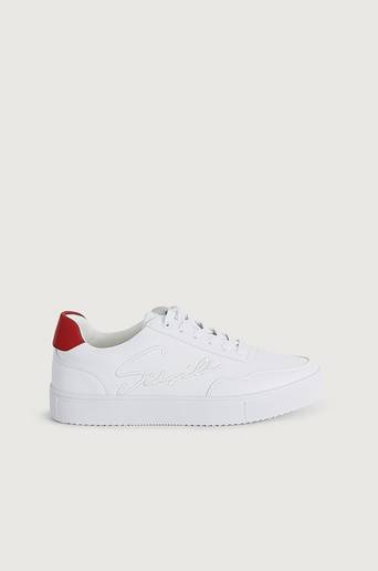 SIKSILK Sneakers SikSilk Wave Script Hvit