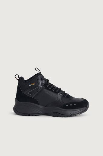 Tommy Hilfiger Sneaker High Sneaker Boot Leather Svart