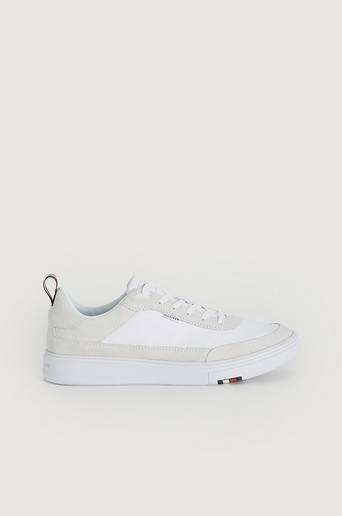 Tommy Hilfiger Sneakers Modern Cupsole Leather Mix Hvit