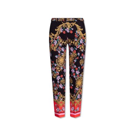 Trousers with Sun Flower Garland motif