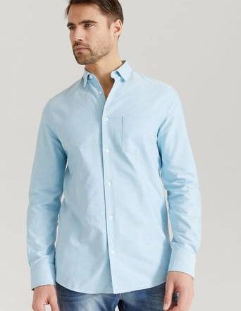 Filippa K Skjorte M. Tim Oxford Shirt Blå