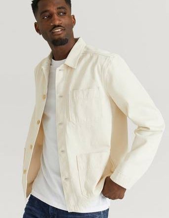 Gant Overshirt D1. Overshirt Twill Overshirt Hvit