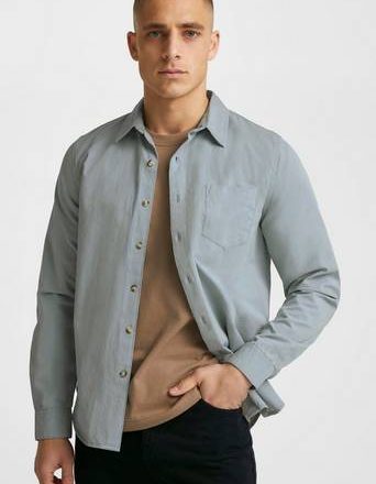 Studio Total Skjorte Icon Twill Shirt Blå