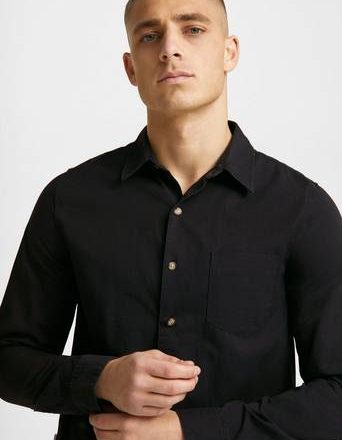 Studio Total Skjorte Icon Twill Shirt Svart