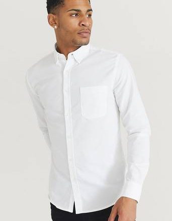Studio Total Skjorte Melker Oxford Shirt Hvit