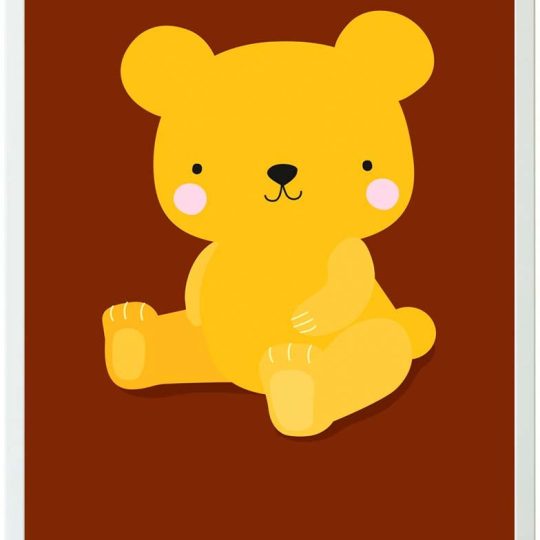 A Little Lovely Company Bear Plakat