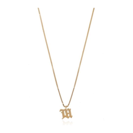 Necklace with logo charm
