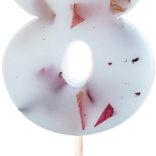 Ginger Ray Kakelys, Hvitt/Rosa