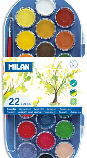 Maleskrin Milan 22 ass farger