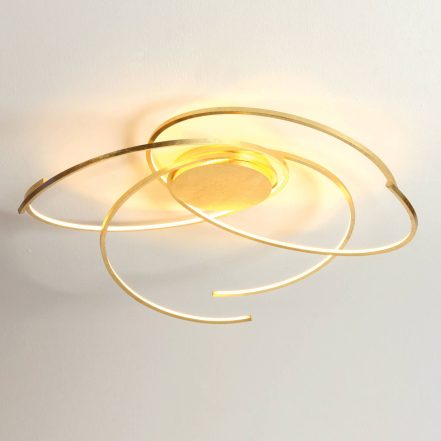 Escale Space – LED-taklampe, 80 cm, bladgull